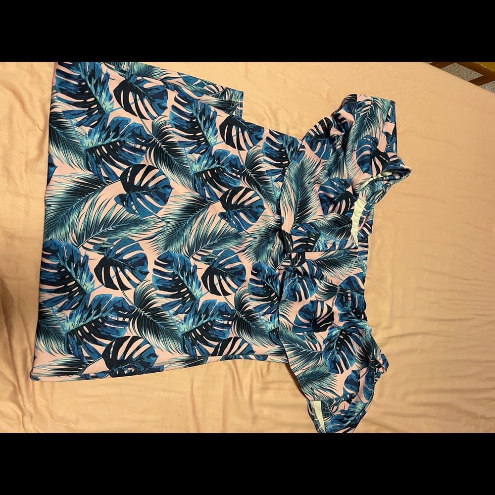 Booboo tropical midi dress